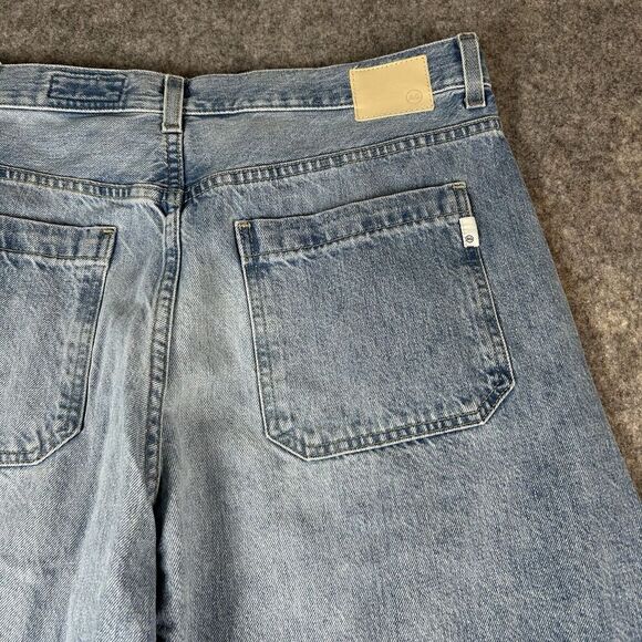 Adriano Goldschmied Jeans Womens 32 Mercer Cuffed High Rise Barrel Wide Leg - Picture 10 of 13